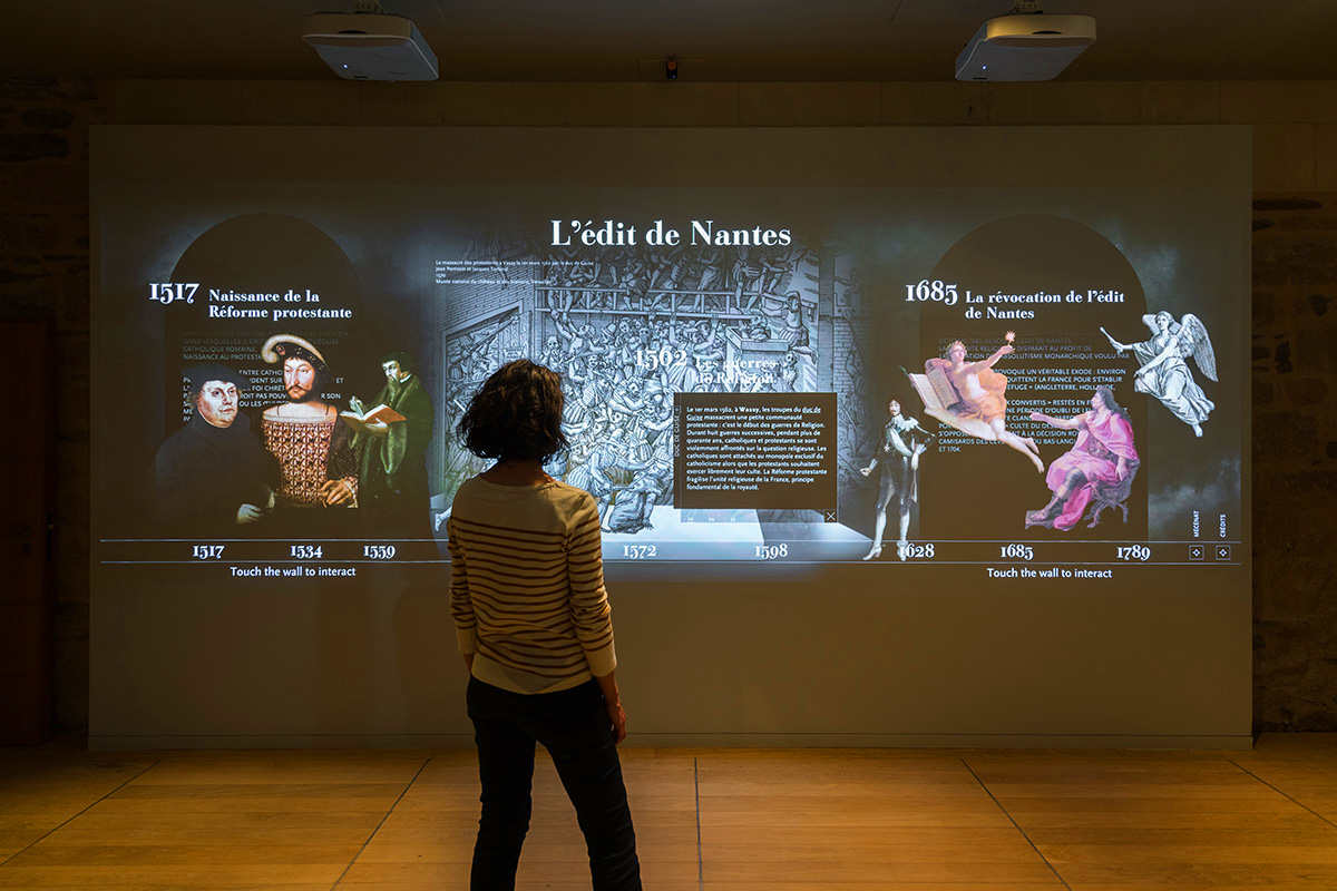 Musée d’histoire de Nantes, salle 3, château des ducs de Bretagne © David Gallard _ LVAN(2)-1200px